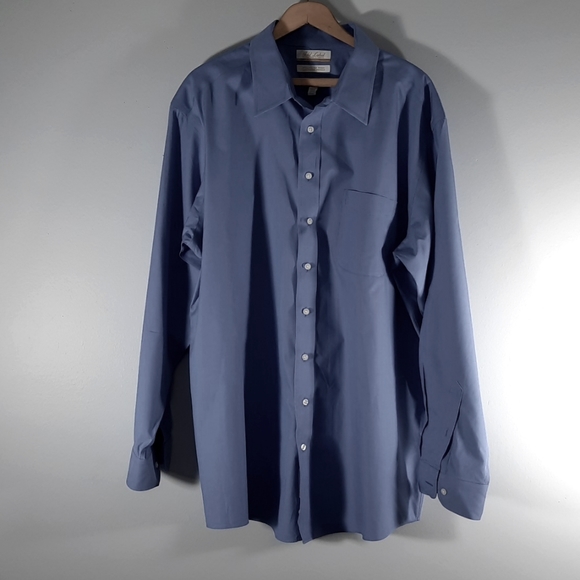 Gold Label Shirts Roundtree Yorke Gold Label Blue Dress Shirt Sz 8